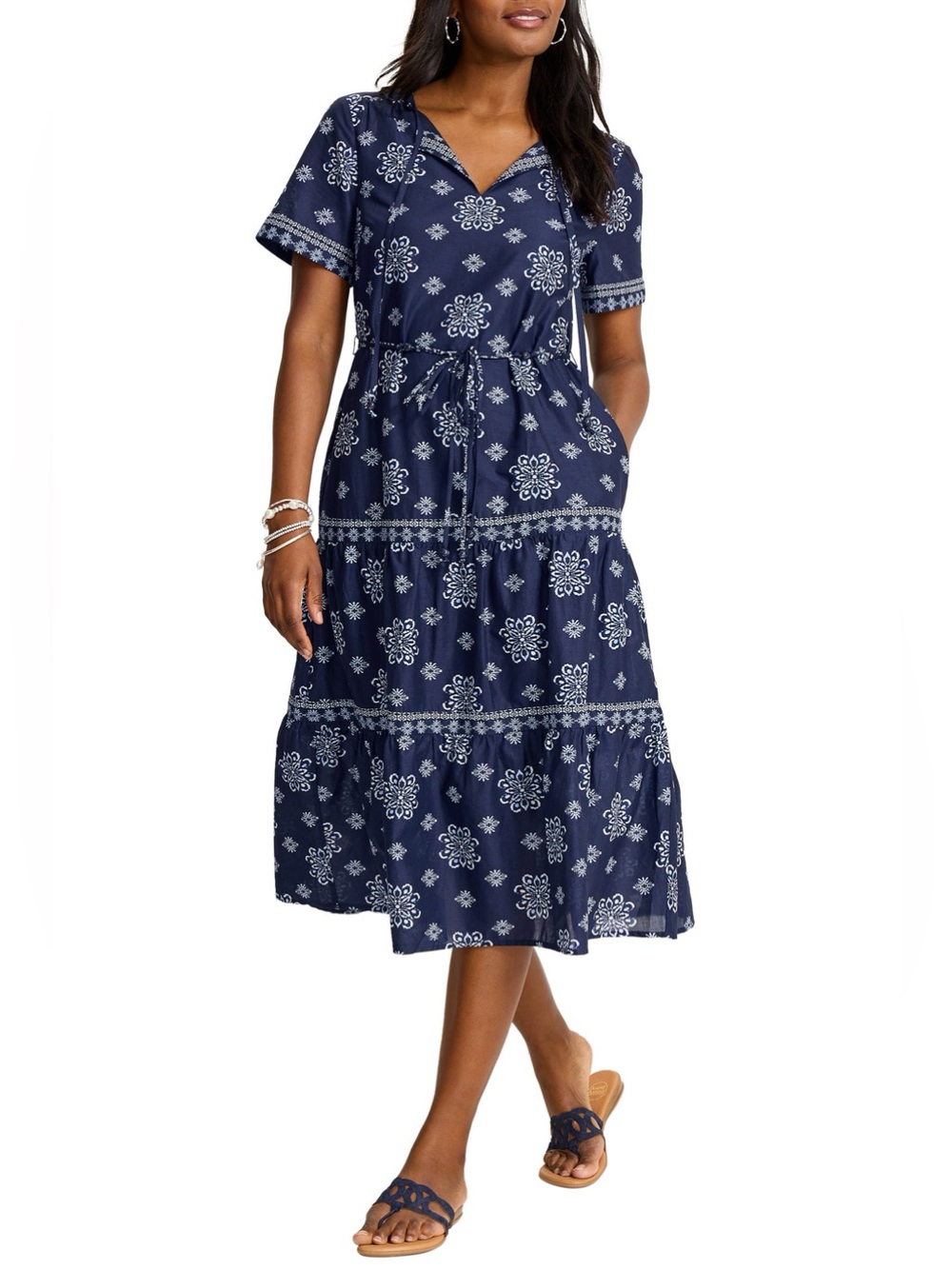Tommy Bahama Coastal Tiles Print Dress
Tommy Bahama | Size S (S=4-6)